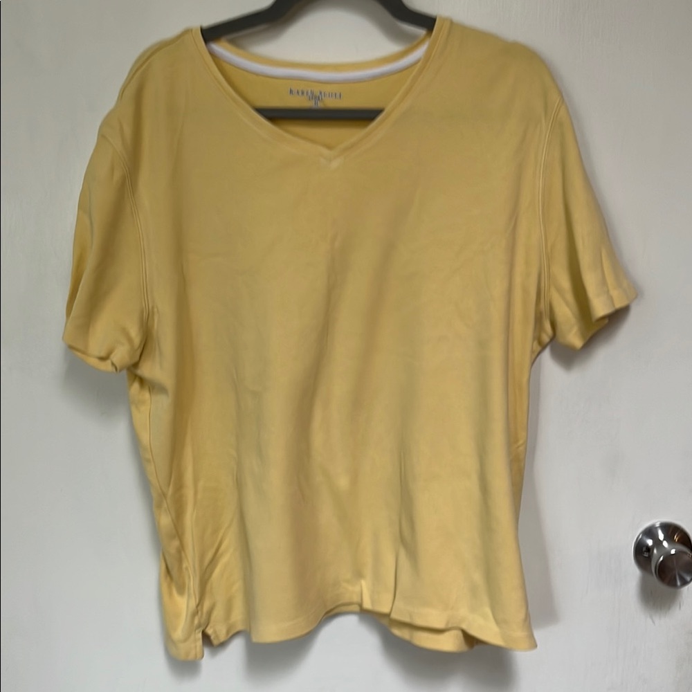 Basic Butter Yellow Tee